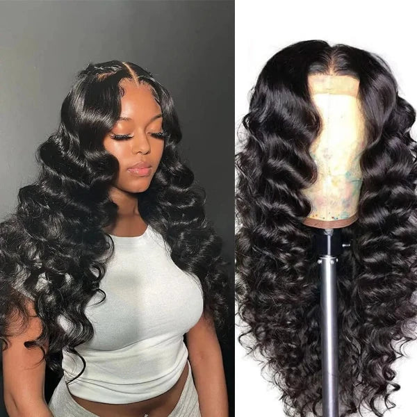 IUPin Loose Deep Wig 13x4 Lace Frontal Human Hair Wigs