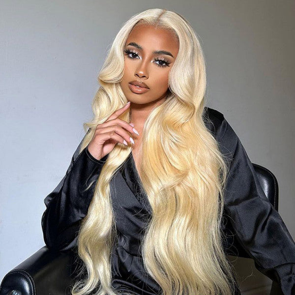 #613 Blonde 13x4 HD Lace Frontal 30 Inches Long Wig