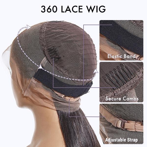 Body Wave 13x4 Lace Front Highlight Human Hair Wigs 360 Lace