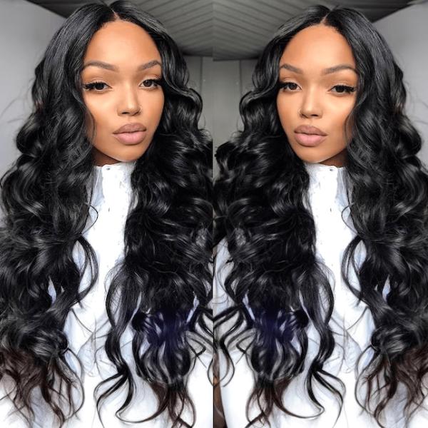 IUPin Body Wave V Part Human Hair Wigs Scalp Protective And Glueless Wigs 150% Density