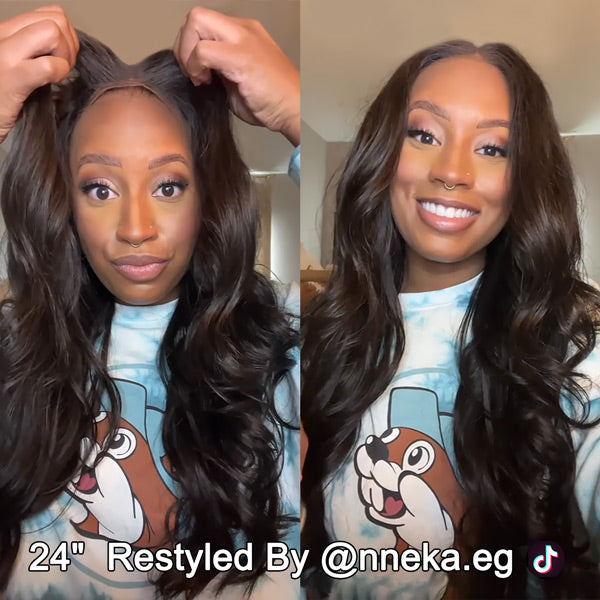 Silky Straight Easy Wear Go Glueless Wigs Pre Cut 4x6 HD Lace Closure Wigs Beginner Friendly