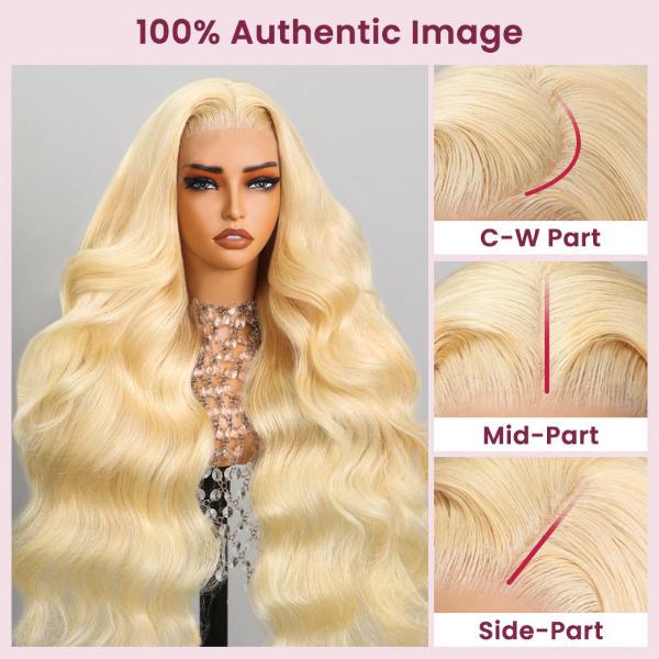 #613 Blonde 13x4 HD Lace Frontal 30 Inches Long Wig