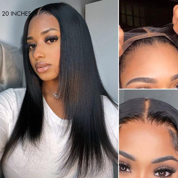 Luvme Hair 180% Density | Trendy Layered Cut Pre-plucked Glueless 5x5 Closure Lace Wig 100% Human Hair