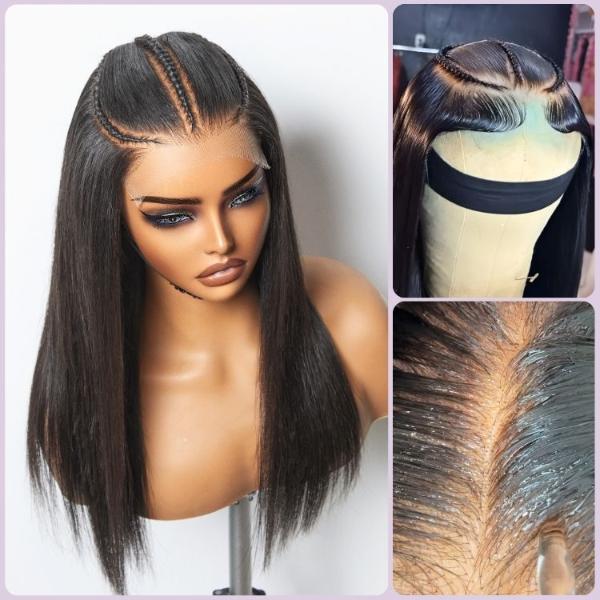 Luvme Hair Pre-Braided Style Pre-Knotless PartingMax Glueless 7x6 HD Lace Silky Straight Long Wig