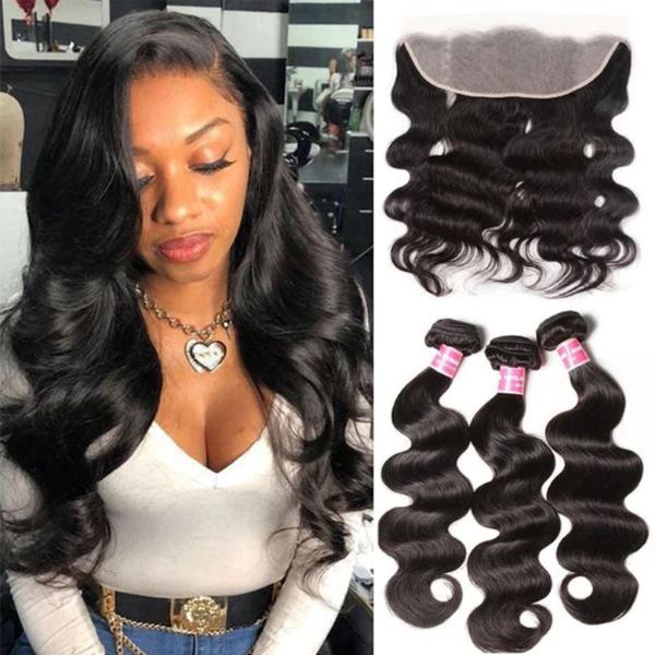 Body Wave 3 Bundles With 13×4 Lace Frontal Ear To Ear