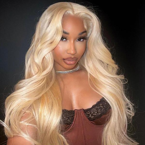 #613 Blonde 13x4 HD Lace Frontal 30 Inches Long Wig